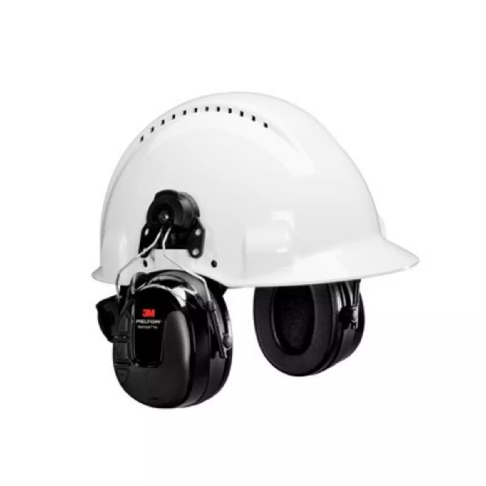 Peltor WorkTunes Pro FM with helmet mount